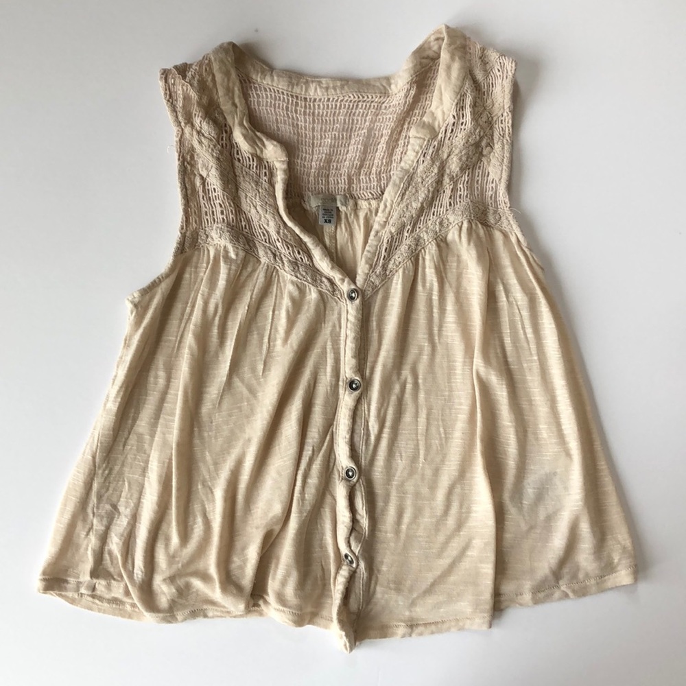 Urban Outfitters Ecote Button Up Tank Top Size XS